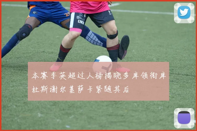 本赛季英超过人榜揭晓多库领衔库杜斯谢尔基萨卡紧随其后